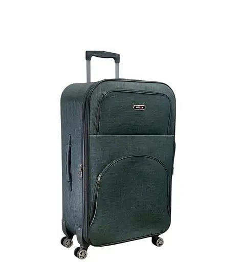 Чемодан Тканевый (Impertex) Средний(М) Водонепроницаемый На 4 Двойных Колесах 70л Расширением TK008-М