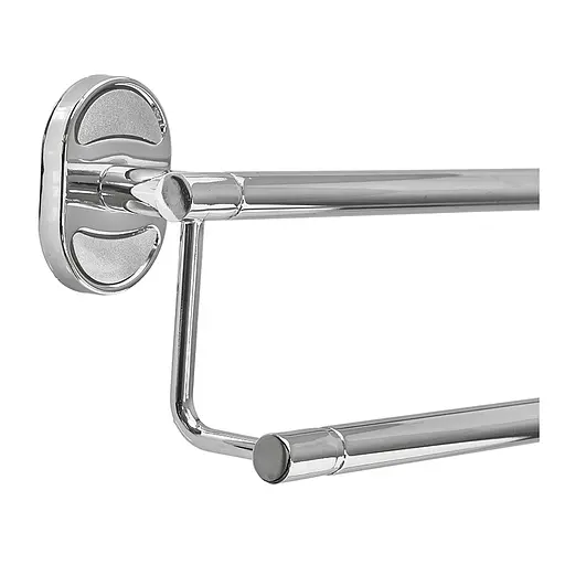 Тримач для рушника подвійний Zerix AFB-0109-1 ZX5040 Хром - фото 4