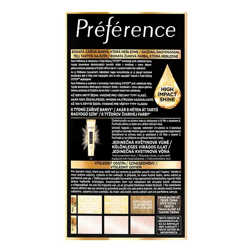 Уцінка. Стійка фарба для волосся L'Oreal Paris Preference 10.21 Stockholm Very Very Light Pearl Blonde 174 мл - фото 4