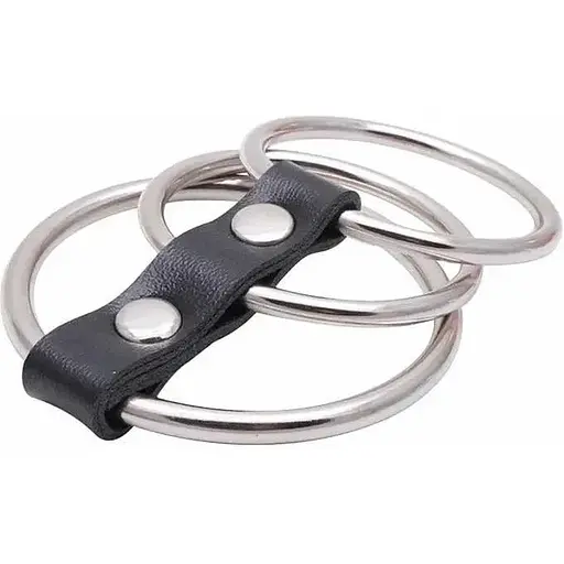 Сталевий фіксатор на пеніс Володар Кілець сріблястий K000601