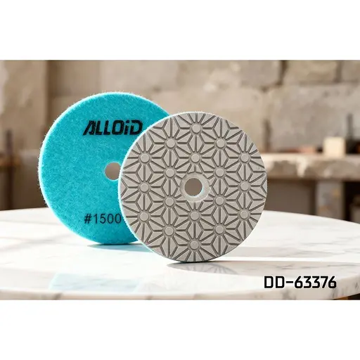 Круг алмазний Alloid Building Tools Star шліфувальний на липучці 100 мм зерно 1500 (DD-63376) - фото 8