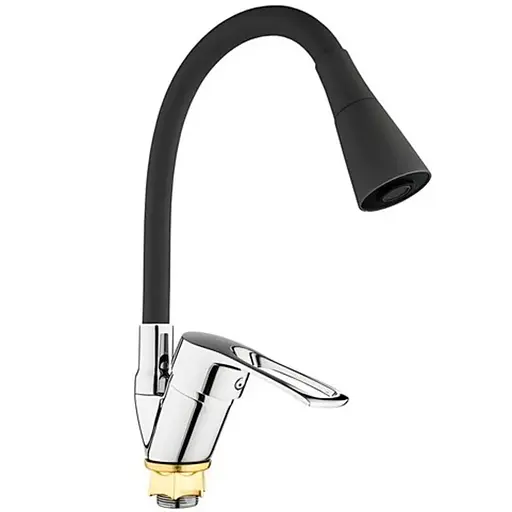 Змішувач для кухні Mixxus Dany 011 з гнучким виливом MI6574 Хром - фото 1