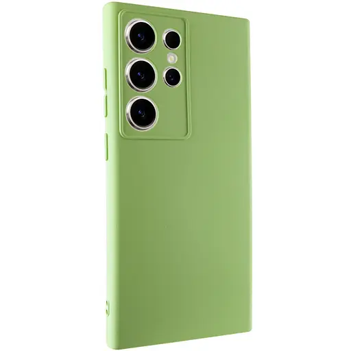Чехол Lakshmi Silicone Cover Full Camera (A) для Samsung Galaxy S24 Ultra Зеленый / Pistachio - фото 2