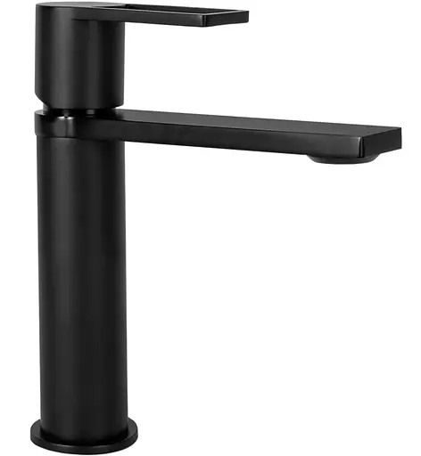 Змішувач для умивальника Rea Flip низький black REA-B2005 Чорний матовий - фото 5