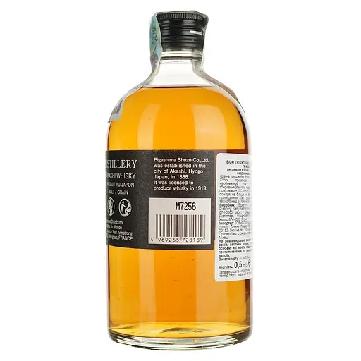 Віскі Akashi Meisei Blended GB 40% 0.5 л - фото 4