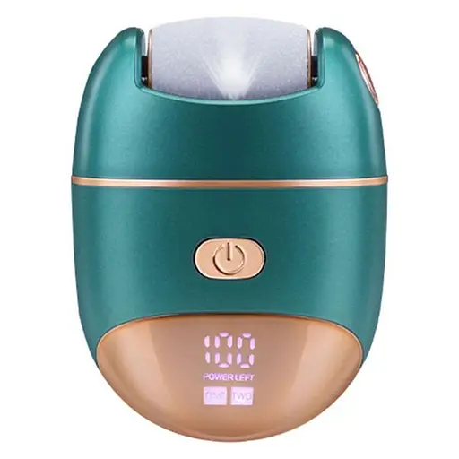 Електрична пемза Flewkiss pro Enzo EN-7101 зі змінними насадками для пяток 5 Вт Зелена - фото 2