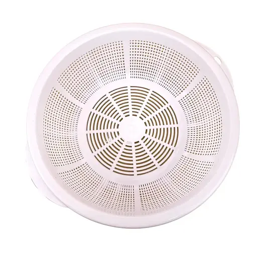 Форма сито для виготовлення домашнього сиру, творогу, бринзи на 2.5 кг сиру, Господар Білий 87843 - фото 3