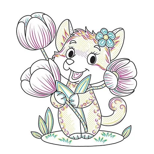 Детская книга-раскраска "В цветнике" Ранок 1806009, 12 страниц - фото 3