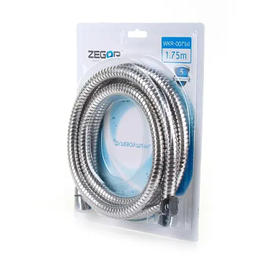 Шланг для душа Zegor WKR-007 растяжной блистер люкс 360° 1,75м 30412 - фото 3