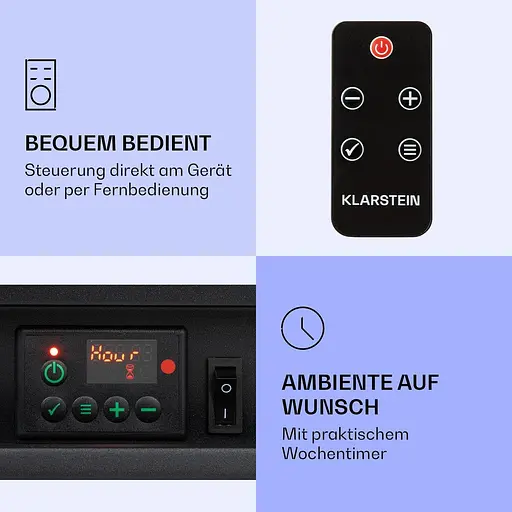 Електричний камін Klarstein Beerenberg 1800 Вт (10038398) - фото 3