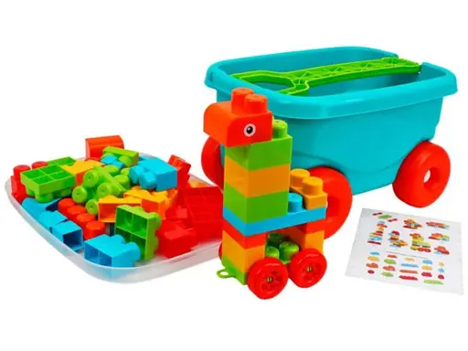 Конструктор в тележке, ТехноК 50 дет. (1393)  - фото 3