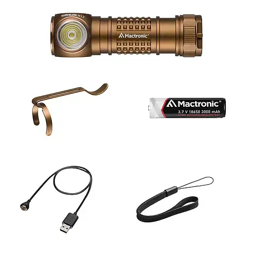 Фонарь налобный Mactronic Sirius H12, 1200 Lm USB Rechargeable (AHL0172) - фото 7