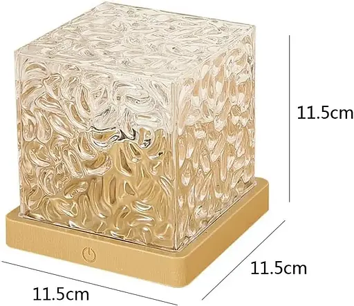 Нічник-проєктор КУБ з пультом Лампа RGB - фото 3