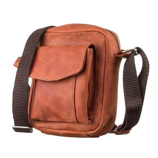 Сумка кожаная мужская SHVIGEL 15х18х6 см sum0012606 - фото 1