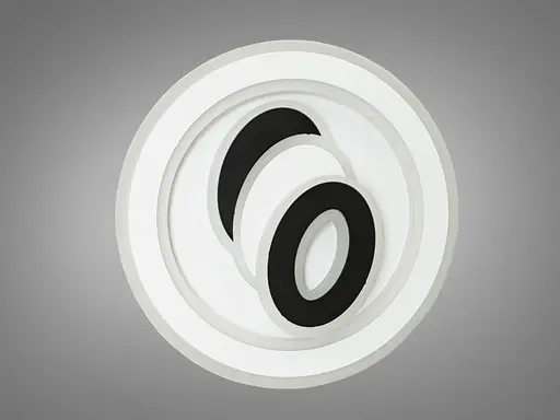 Заворожливий, круглий світлодіодний світильник потужністю 46Вт, білий+. - фото 1