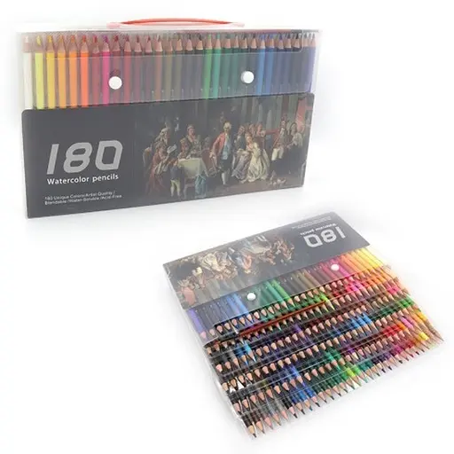 Набір олівців Watercolor Bambi QB-05885-180 в наборі 180 штук - фото 1