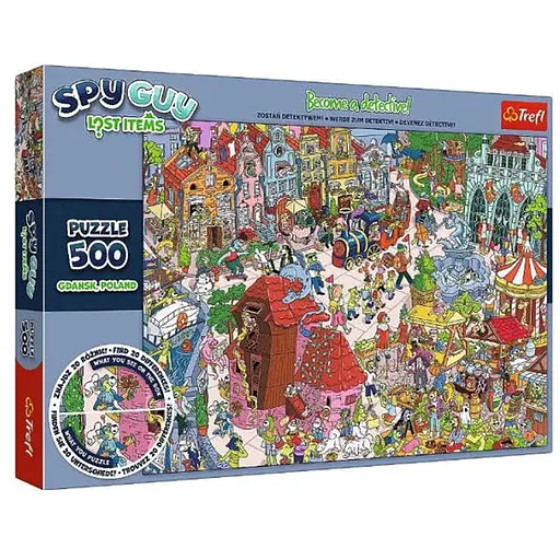 Пазл Trefl Пазли Гданськ Польща Детектив 500 ел. (37479) - фото 1