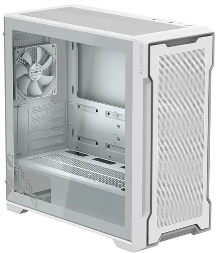 Корпус Gigabyte C102 Glass Ice без блока питания, белый (GB-C102GI) - фото 2