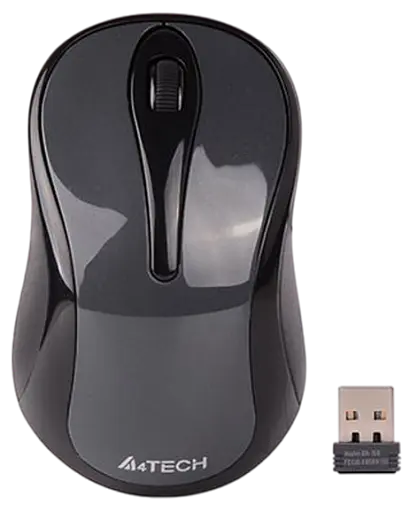 Мышь беспроводная A4Tech G3-280NS Glossy Grey