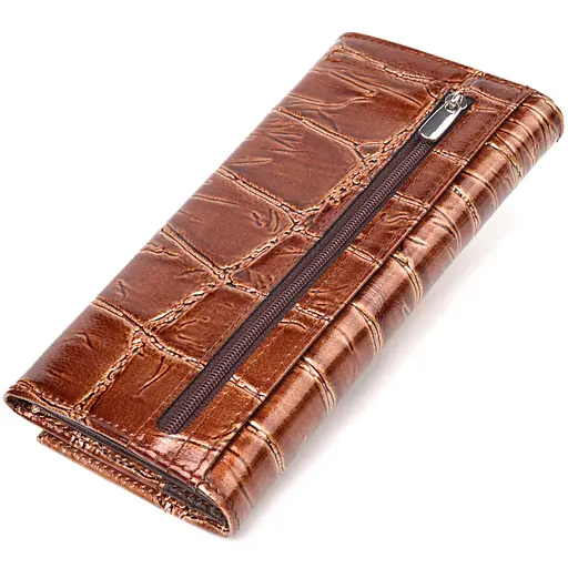 Кошелек женский из натуральной фактурной кожи Canpellini 17.7х9х2 см acs0029708 - фото 2