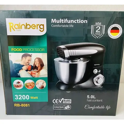 Тістоміс Rainberg 8081 планетарний комбайн 3200Вт - фото 3