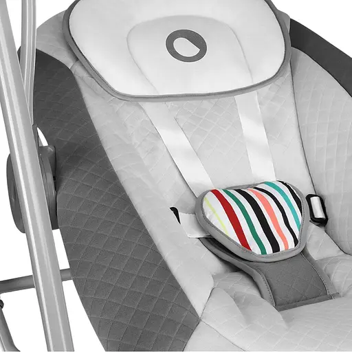 Крісло-гойдалка Lionelo Otto Cozy Grey сіре (LO-OTTO COZY GREY) - фото 5