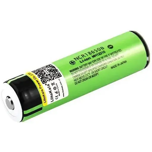Аккумулятор LiitoKala 18650 Li-Ion Lii-34B Высокоемкий с защитой 3400 mAh 3.7V 6А Зеленый Protection Circuit Board - фото 1
