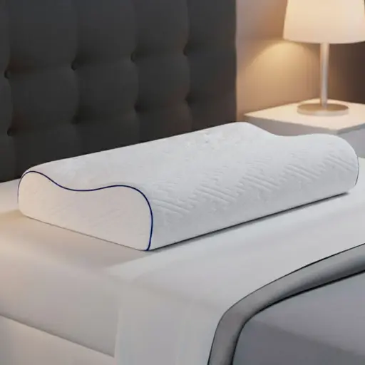 Подушка ортопедическая Ideia NeckWave с эффектом памяти 60х40х11 см (8-35861) - фото 6