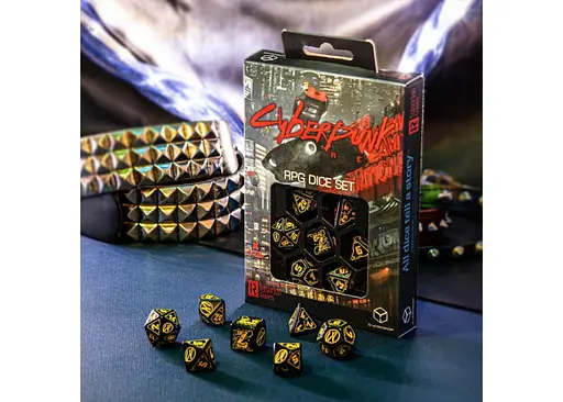Набор кубиков Cyberpunk Red Dice Set - Wet Work , 7 шт. (SCPU02) - фото 5
