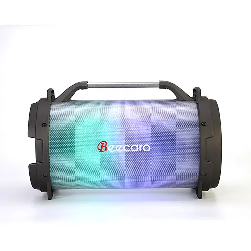 Колонка бездротова Beecaro RX28 18 Ватів RGB підсвітка ФМ-радіо - фото 3