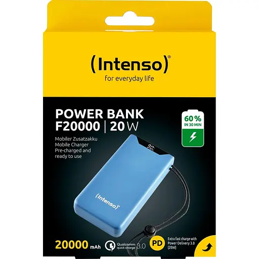 Павербанк Intenso Blue 20 000 mAh / 20 Вт (7332055) - фото 4