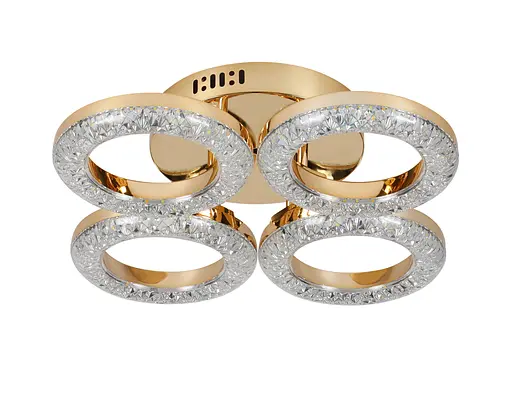 Люстра светодиодная акриловая Sirius 2723/4 GD 32W*2 - фото 2