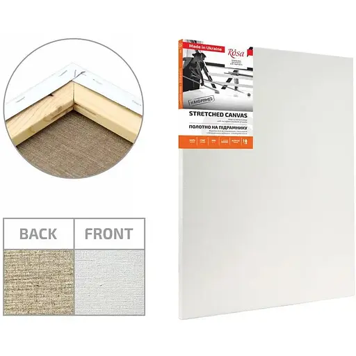 Подрамник Rosa 85×205 см модуль №2 среднее зерно акрил лен