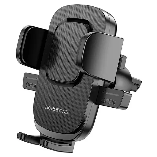 Автотримач для телефона BOROFONE BH69 air outlet car holder Black - фото 1