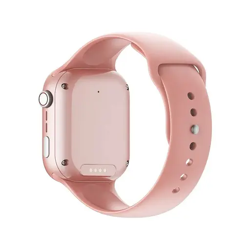 Смарт-часы детские LEMFO K20 4G с камерой WI-FI GPS SIM-карта GEO забор силиконовый ремешок Pink (16738) - фото 2