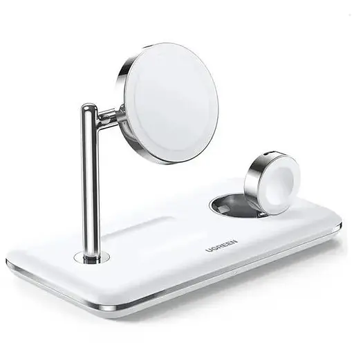 Бездротове зарядне — стенд Ugreen CD278 3-in-1 Wireless Charger (90326) - фото 1