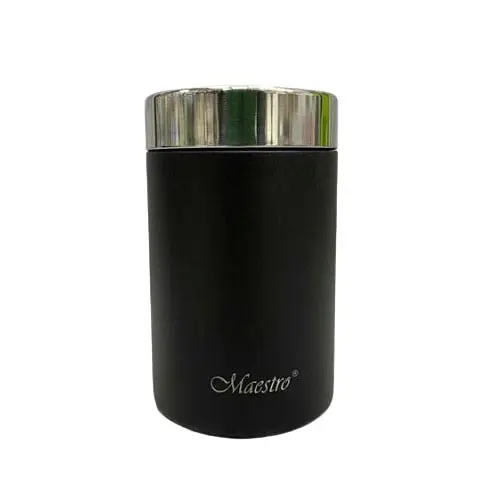 Термос харчовий Maestro MR-1649-75 з нержавіючої сталі 750 мл Чорний - фото 1