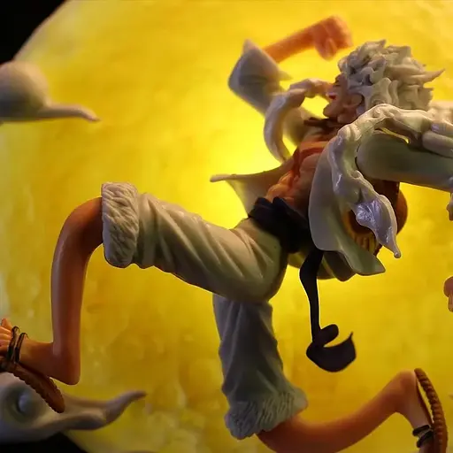 Коллекционная фигурка светильник Ван Пис Луффи One Piece Luffy 28 см Китай F CH OP L 28 - фото 6