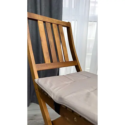 Водоотталкивающая подушка на стул Капучино однотон (2 шт.) - фото 6