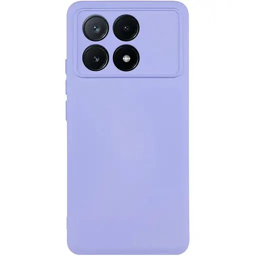 Чехол Lakshmi Silicone Cover Full Camera (A) для Xiaomi Poco X6 Pro Сиреневый / Dasheen
