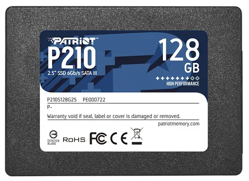 SSD 2.5" накопичувач Patriot P210 128GB (P210S128G25)