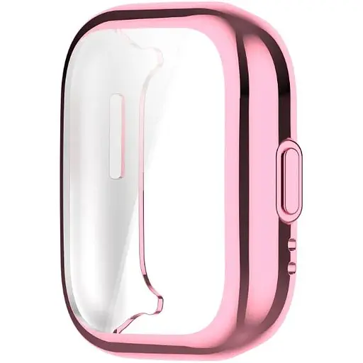 Чехол-накладка DK Silicone Face Case для Xiaomi Amazfit Active (A2211) (pink rose) - фото 3