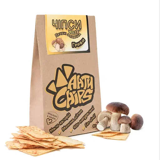 Чипси з лаваша АнтиЧіпси Гриби 100 г - фото 3