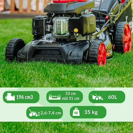 Газонокосарка бензинова Lehmann BUGLE 53 см 60 л - фото 3