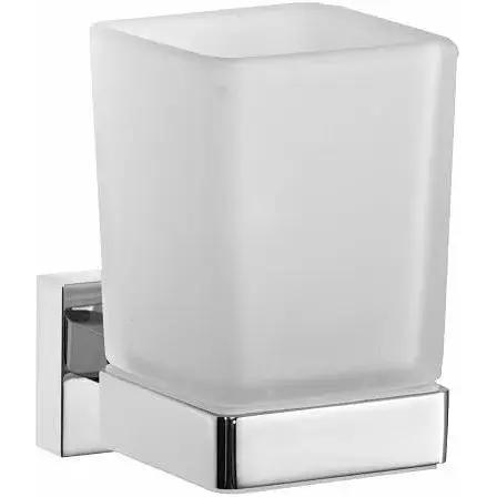 Склянка з утримувачем Omnires Lift chrome 8158CR хром - фото 1