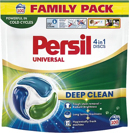 Диски для прання Persil Universal 4in1 Discs Deep Clean 100 шт. - фото 1