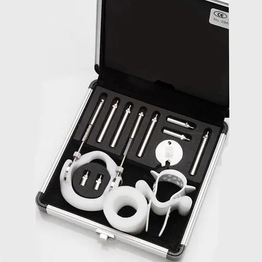 Екстендер для збільшення члена Male Edge Jes-Extender Titanium ремінний алюмінієвий кейс - фото 2