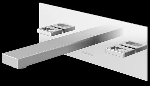 Смеситель для умывальника Kohlman Nexen chrome + BOX скрытого монтажа QW195U Хром - фото 3