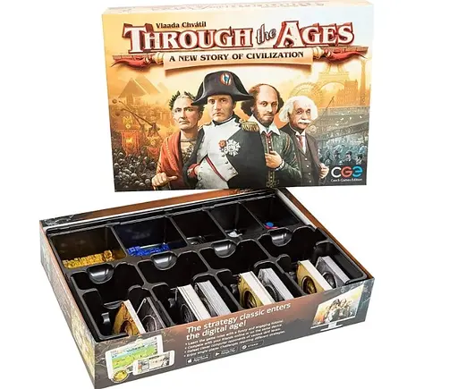 Настільна гра Czech Games Edition Крізь Століття: Нова Історія Цивілізації (Through the Ages: A New Story of Civilization) (англ.) (CGE00032) - фото 3