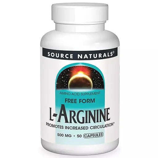 L-Аргінін 500 мг L-Arginine Source Naturals 50 капсул
